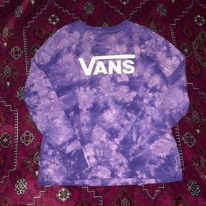 NWOT purple (tye-dye) vans shirt!